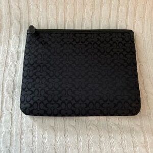 Coach Iconic Logo Patterned iPad Sleeve